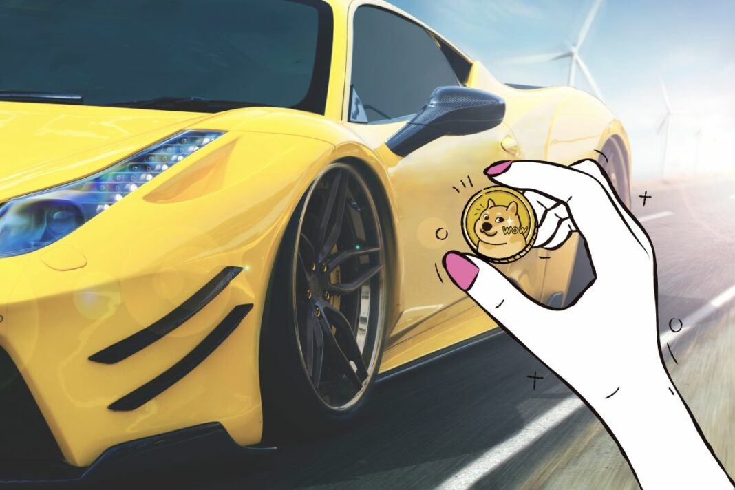 Ferrari redéfinit les normes du luxe automobile en intégrant le paiement en Dogecoin - canva