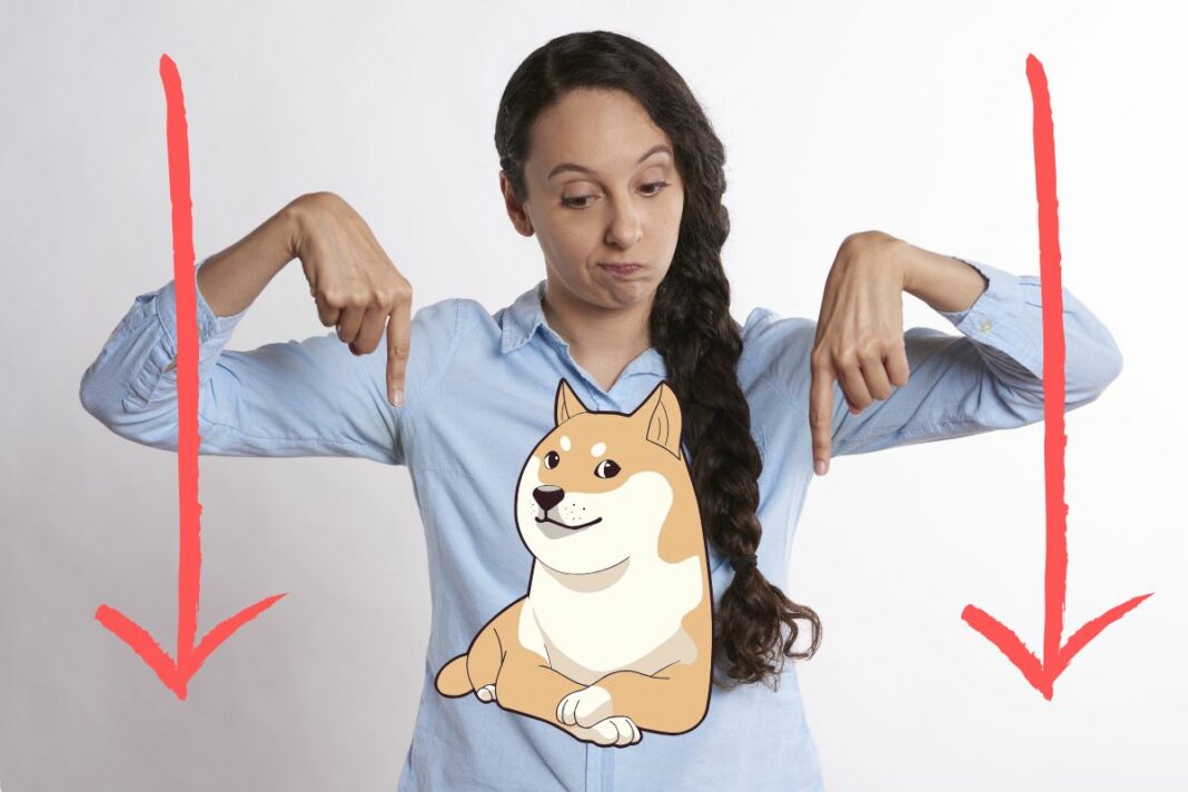 Dogecoin sous tension sentimentale, l'enthousiasme à son plus bas niveau